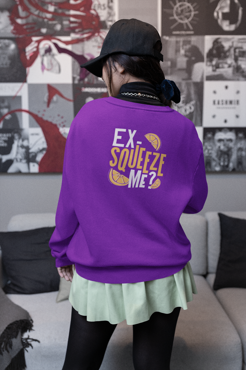 EXSQUEEZE ME? CREWNECK Hook & Reel